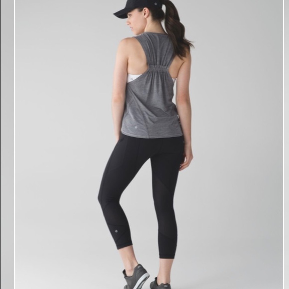 Lululemon In a Cinch Tank Heathered Slate 6